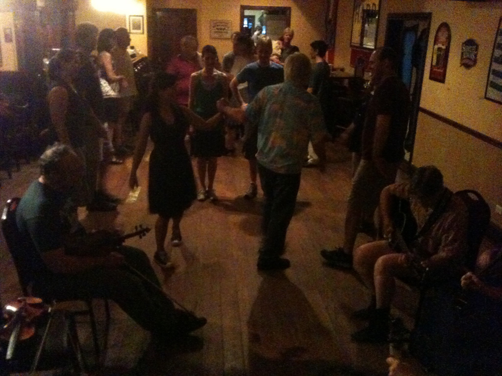 Paul Tyler calling a square dance