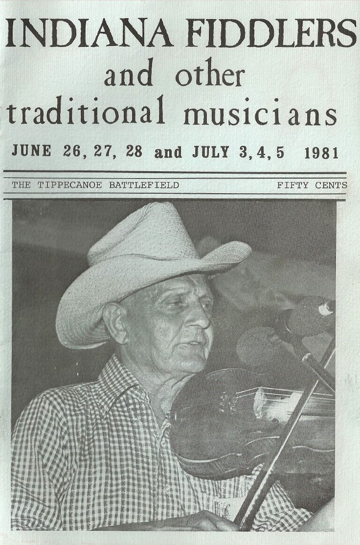 1981 Indiana Fiddlers Gathering program