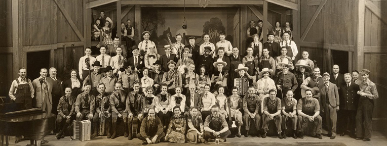 National Barn Dance cast circa 1940